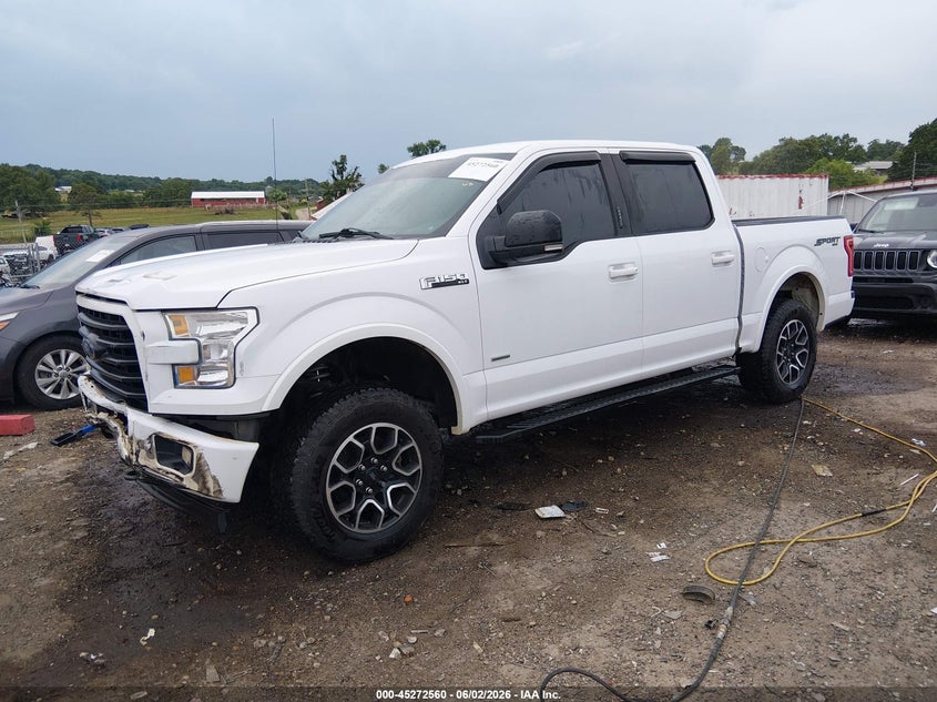 Vin: 1ftew1ep6hkd66352, lot: 45770384, ford f-150 xlt 20172