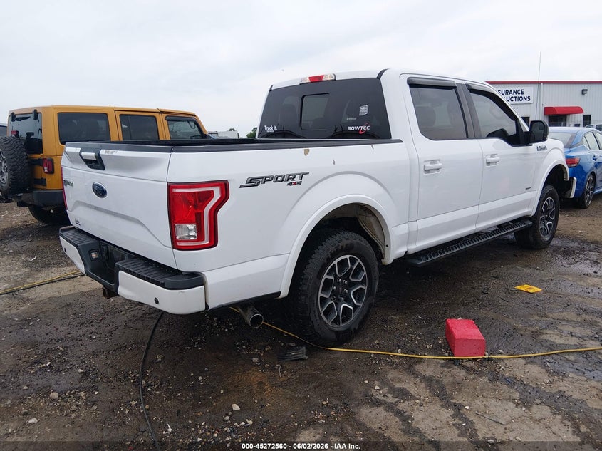 Vin: 1ftew1ep6hkd66352, lot: 45770384, ford f-150 xlt 20174