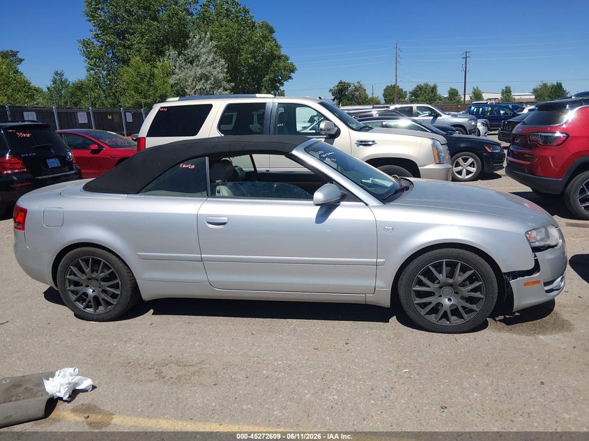 2007 Audi A4 3.2 VIN: WAUDH48H07K018716 Lot: 45272609