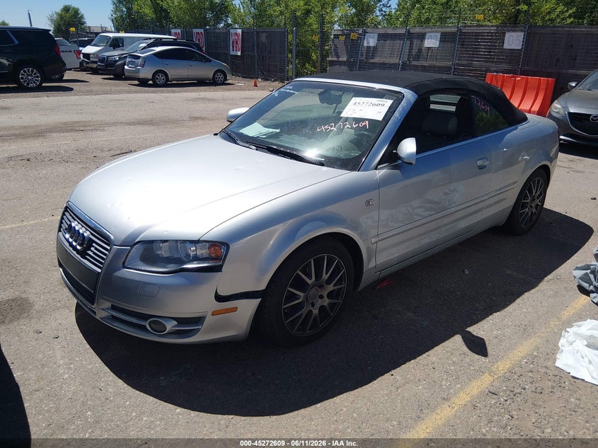 2007 Audi A4 3.2 WAUDH48H07K018716 photo 1