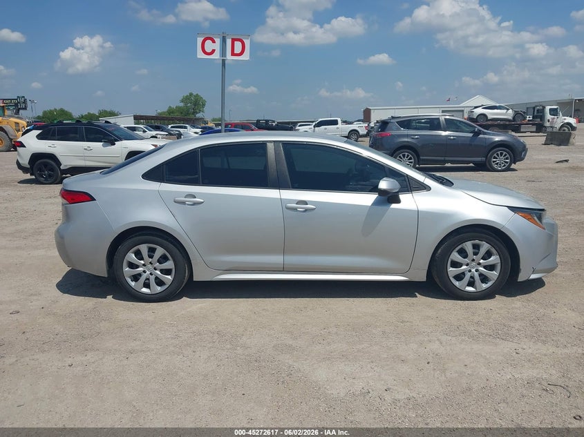 VIN 5YFEPMAE4NP350179 2022 TOYOTA COROLLA LE