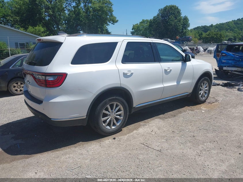 Vin: 1c4rdjagxgc477508, lot: 45770449, dodge durango sxt 20164