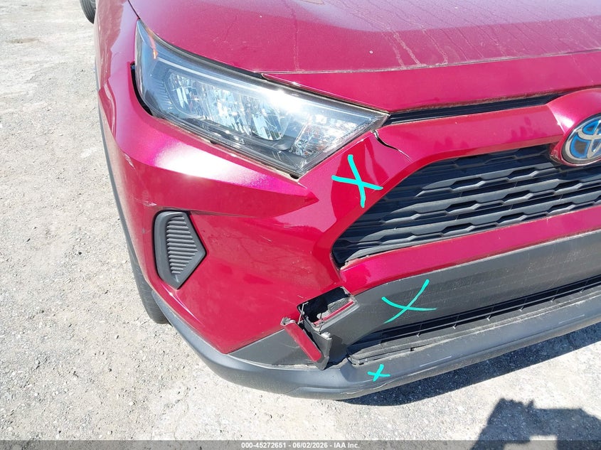 VIN JTMLWRFV0ND565593 2022 TOYOTA RAV4 HYBRID LE