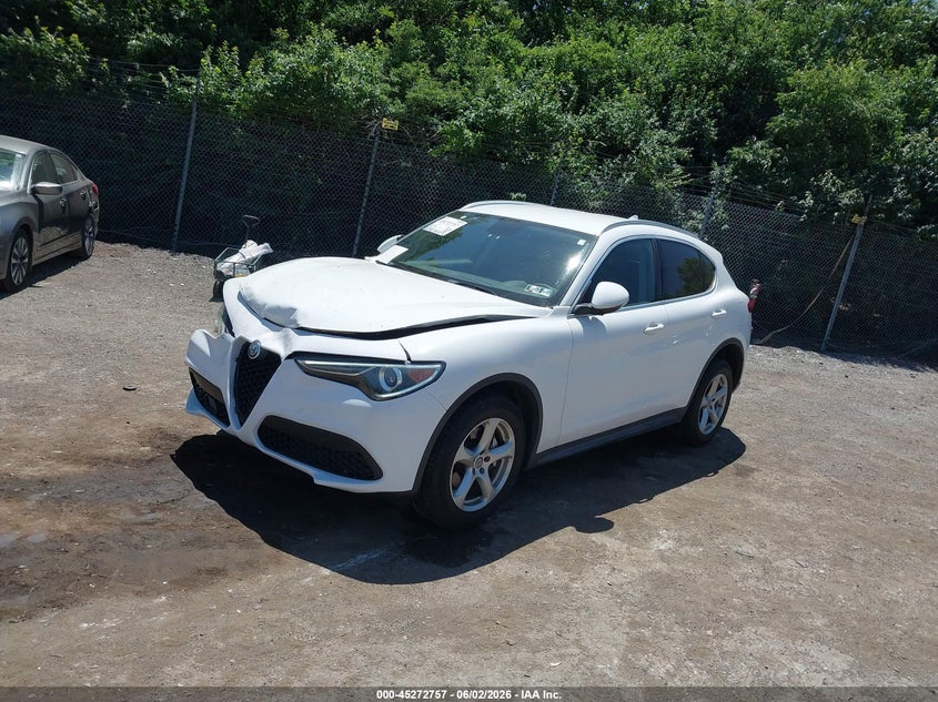 Vin: zasfakan2j7b86296, lot: 45770581, alfa romeo stelvio awd 20182