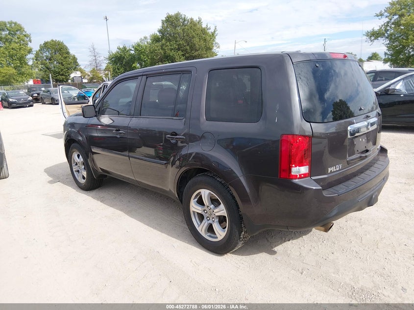 Vin: 5fnyf4h58eb039209, lot: 45770612, honda pilot ex-l 20143