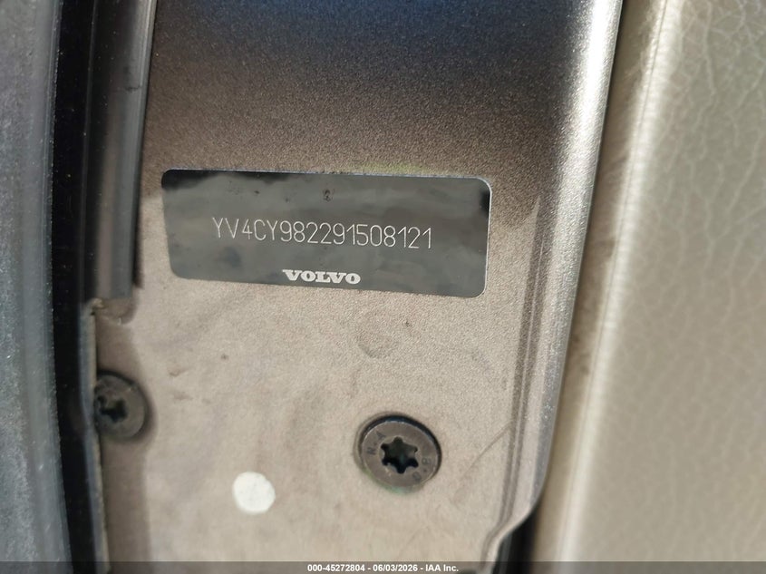 2009 Volvo Xc90 3.2 VIN: YV4CY982291508121 Lot: 45272804