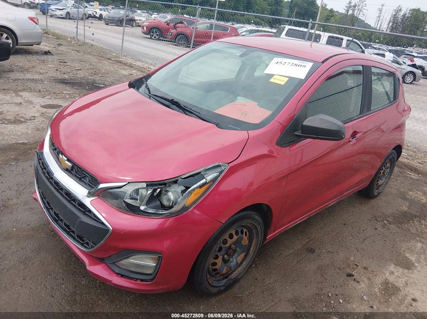Vin: kl8cb6sa2lc402534, lot: 45770632, chevrolet spark fwd ls automatic 20202