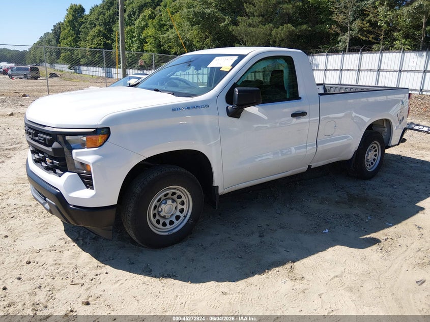 Vin: 3gcnaaek1ng630101, lot: 45770648, chevrolet silverado 1500 2wd  long bed wt 20222
