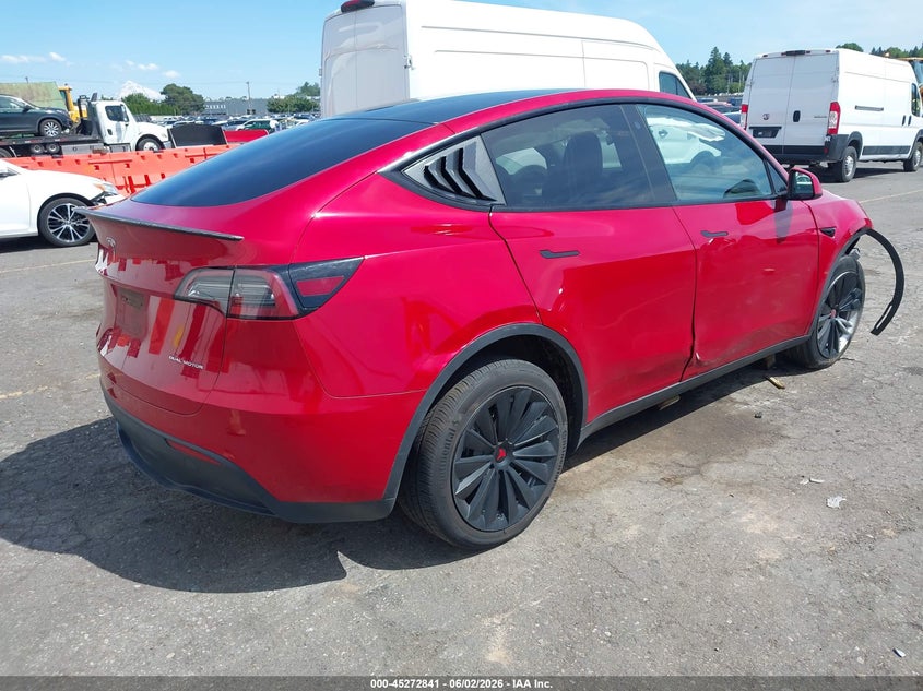 Vin: 7saygdee3pa110949, lot: 45770665, tesla model y awd/long range dual motor all-wheel drive 20234