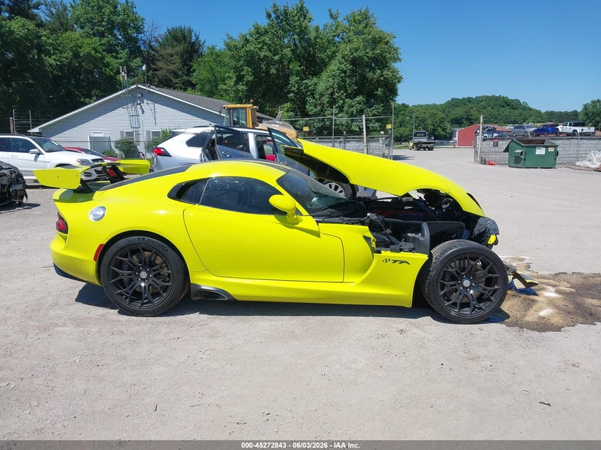 2016 Dodge Viper Gtc VIN: 1C3BDEDZ1GV100516 Lot: 45272843