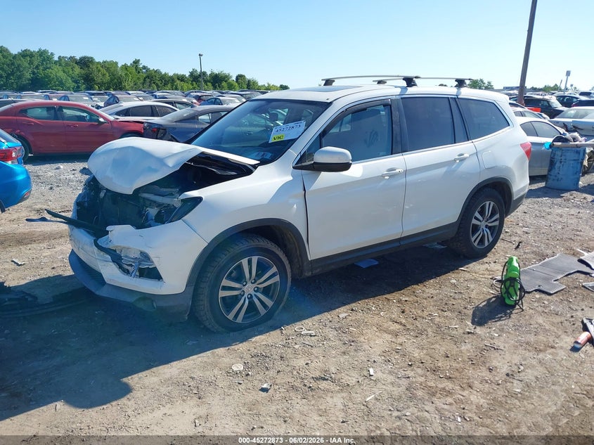 Vin: 5fnyf6h66jb036548, lot: 45770697, honda pilot ex-l 20182