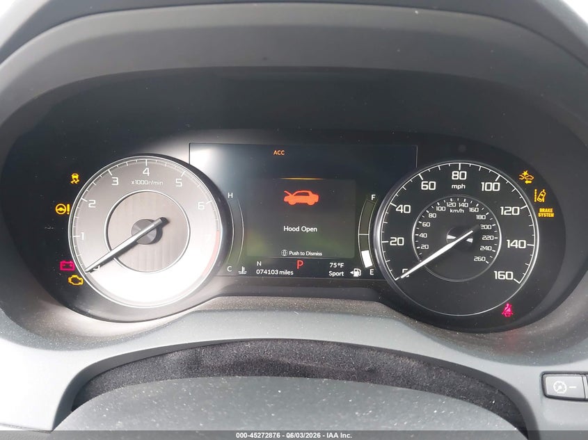 2021 Acura Rdx Standard VIN: 5J8TC1H3XML020352 Lot: 45272876