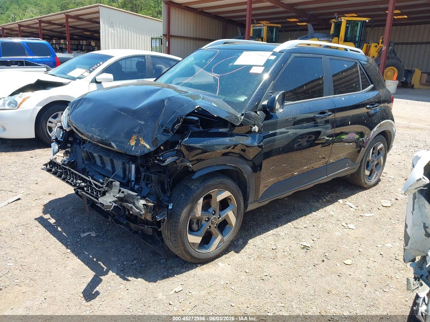 Vin: kmhrc8a30mu112555, lot: 45770810, hyundai venue sel 20212