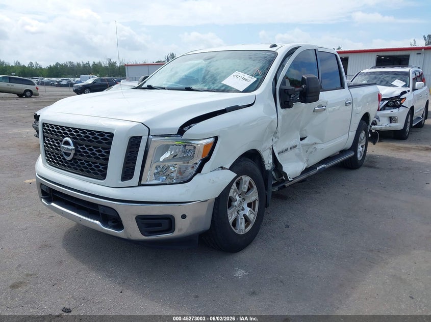Vin: 1n6aa1e63kn511371, lot: 45770827, nissan titan sv 20192