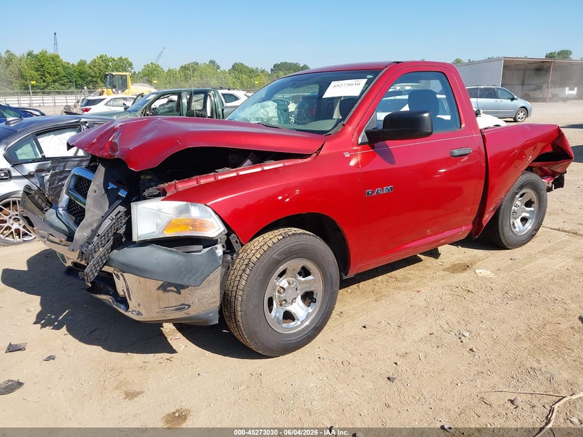 Vin: 3d7jb1ek4ag118778, lot: 45770854, dodge ram 1500 st 20102