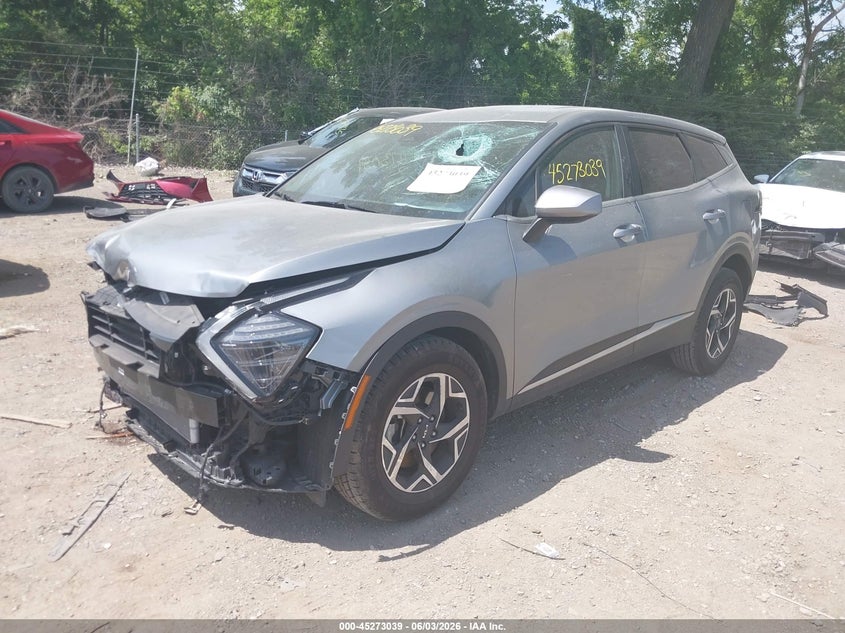 Vin: kndpu3df5r7254682, lot: 45770863, kia sportage lx 20242