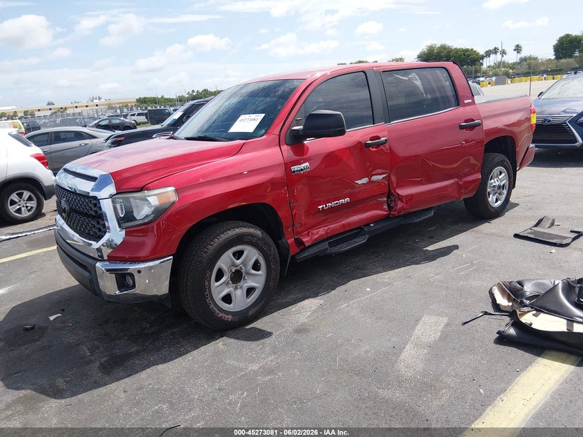 Vin: 5tfey5f13mx287925, lot: 45770906, toyota tundra sr5 20212