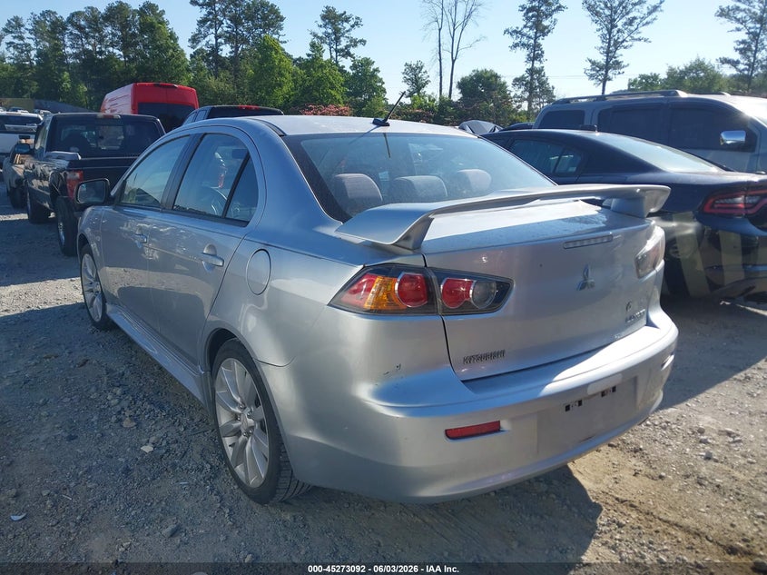 Vin: ja32u8fw7au014865, lot: 45770917, mitsubishi lancer gts 20103