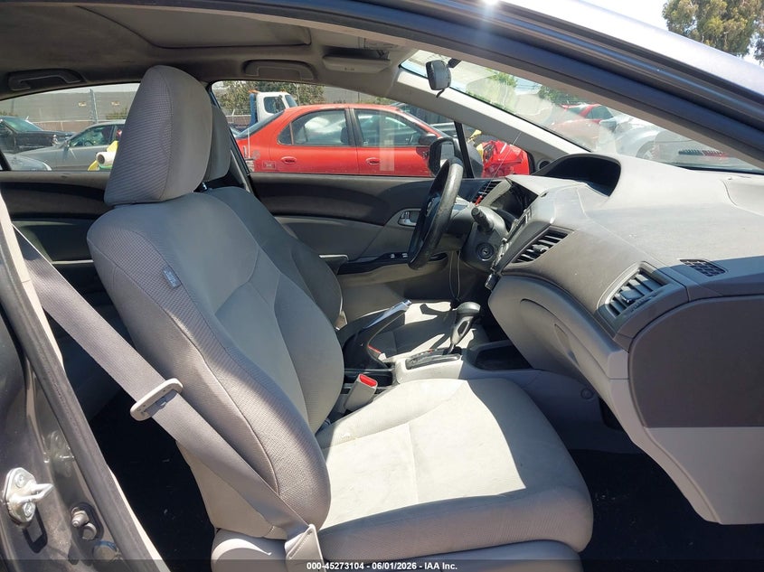 2012 Honda Civic 1.8 Ex grey Lot 111045273104 Vin 2HGFB2F82CH540884