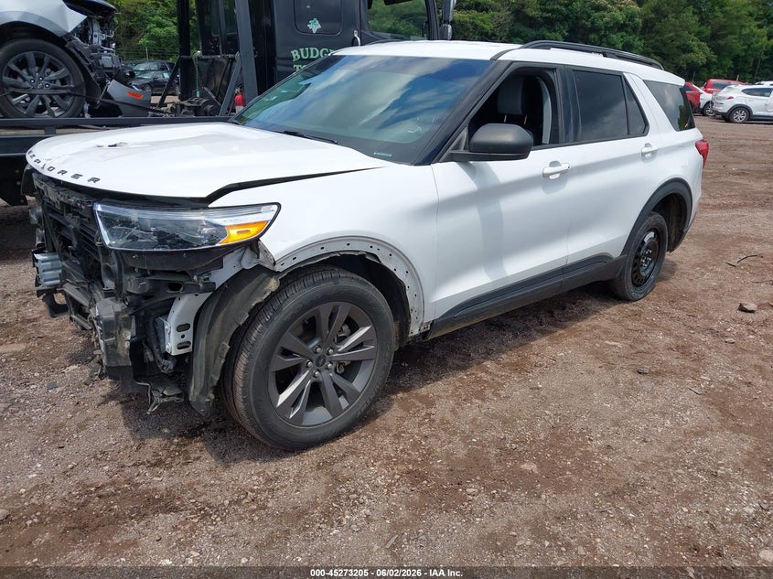 Vin: 1fmsk7dh1mgb76267, lot: 45771029, ford explorer xlt 20212