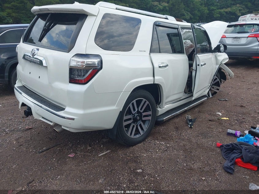 Vin: jtebu5jr0k5619402, lot: 45771043, toyota 4runner limited 20194