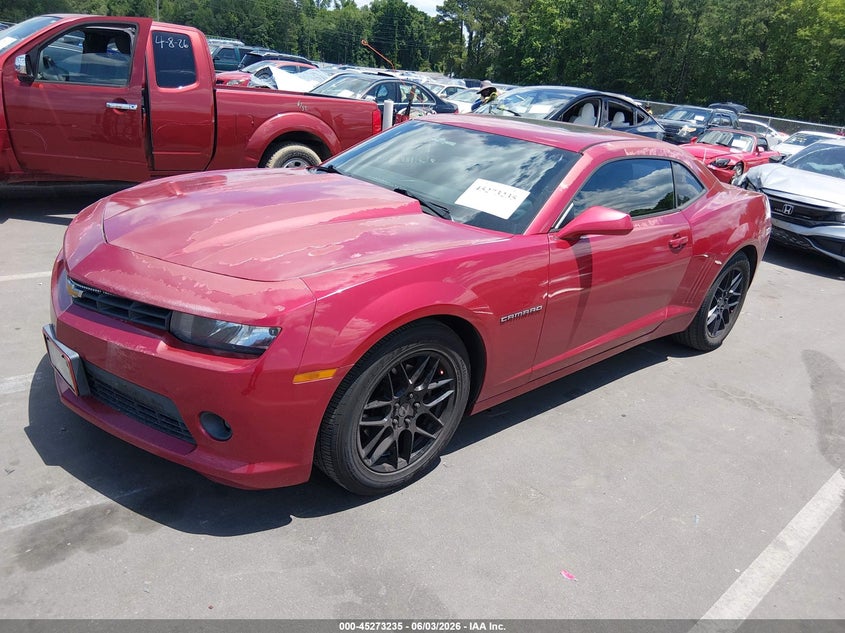 Vin: 2g1fd1e3xf9171837, lot: 45771059, chevrolet camaro 1lt 20152