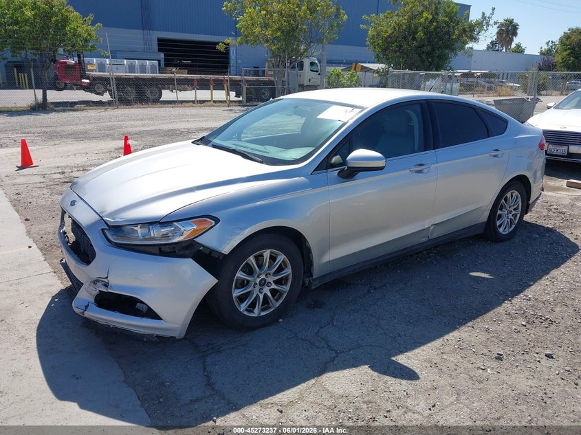 Vin: 3fa6p0g70fr115270, lot: 45771061, ford fusion s 20152