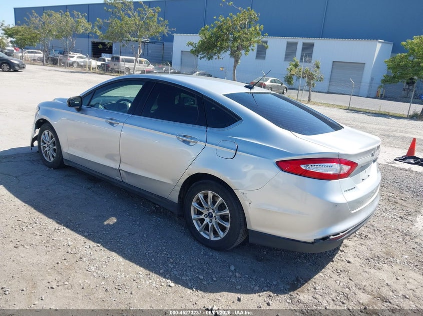 Vin: 3fa6p0g70fr115270, lot: 45771061, ford fusion s 20153