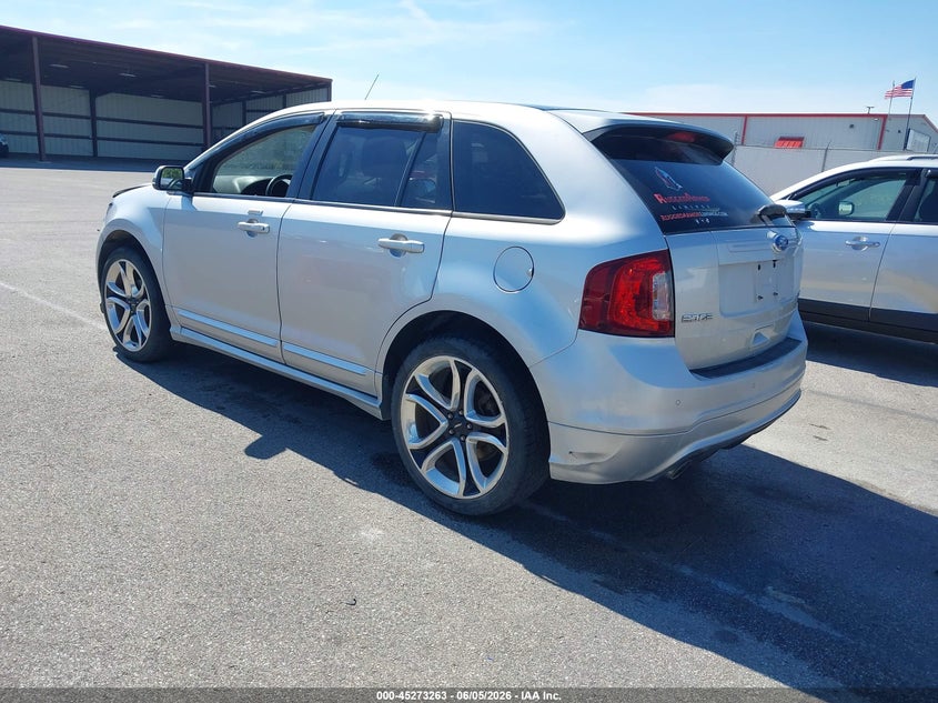 Vin: 2fmdk3ak7cba77461, lot: 45771087, ford edge sport 20123