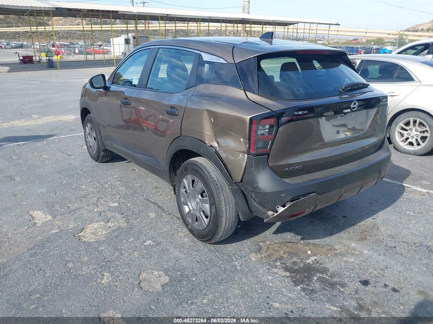 Vin: 3n8ap6be9tl367390, lot: 45771088, nissan kicks s 20263