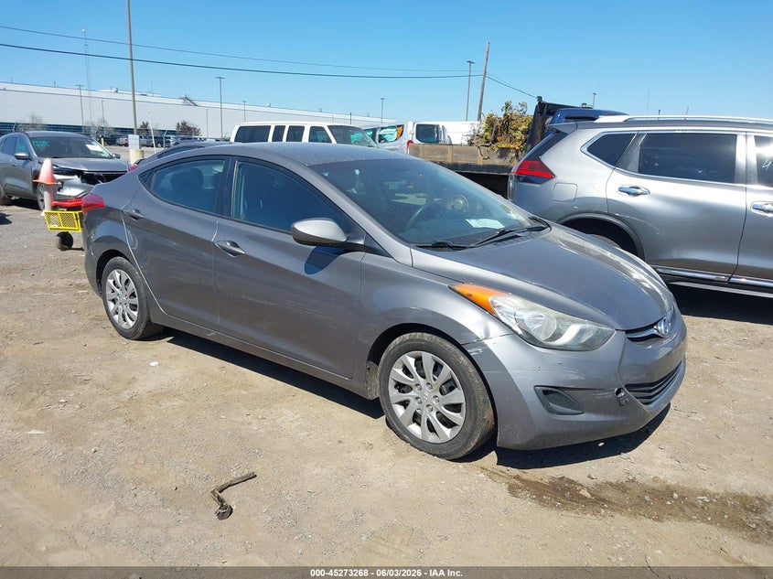 2012 Hyundai Elantra 1.8 Gls grey Lot 111045273268 Vin 5NPDH4AE9CH067084