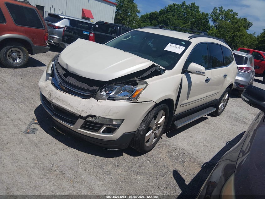Vin: 1gnkrjkd5ej168455, lot: 45771105, chevrolet traverse ltz 20142
