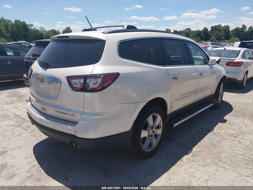 Vin: 1gnkrjkd5ej168455, lot: 45771105, chevrolet traverse ltz 20144