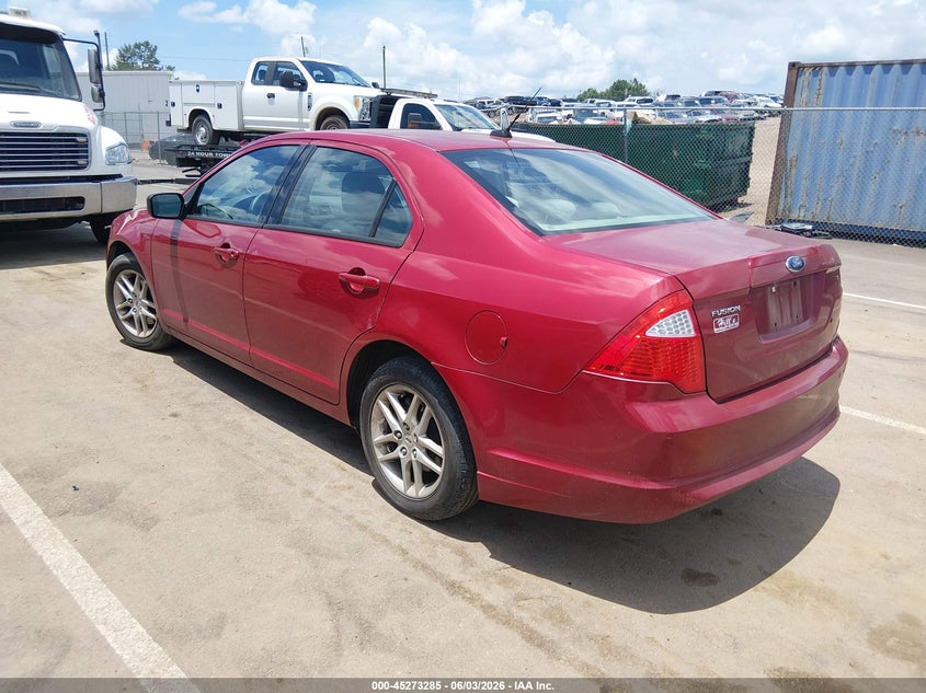 Vin: 3fahp0gaxar180172, lot: 45771109, ford fusion s 20103