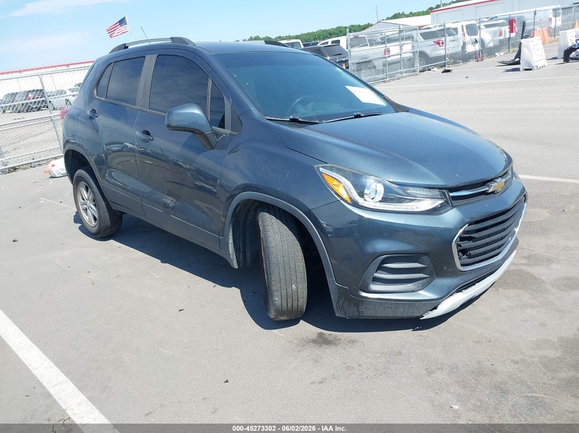 Vin: kl7cjpsbxmb328986, lot: 45771126, chevrolet trax awd lt 20211