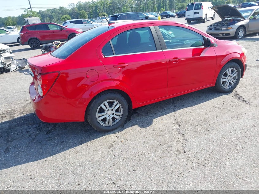 Vin: 1g1jc5shxe4159242, lot: 45771195, chevrolet sonic lt auto 20144