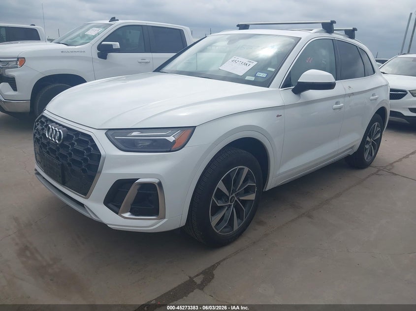 Vin: wa1eaafy2r2084064, lot: 45771207, audi q5 premium plus 45 tfsi s line quattro 20242