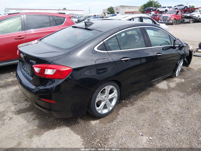 Vin: 1g1bf5sm9h7236422, lot: 45771215, chevrolet cruze premier auto 20174