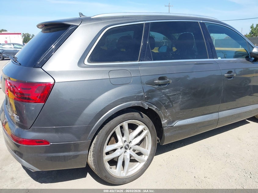2018 Audi Q7 3.0T Premium VIN: WA1VAAF73JD044303 Lot: 45273426