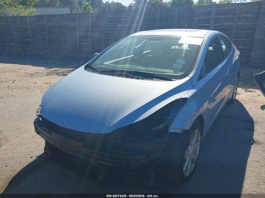 2013 Hyundai Elantra Limited KMHDH4AE2DU522814 photo 1