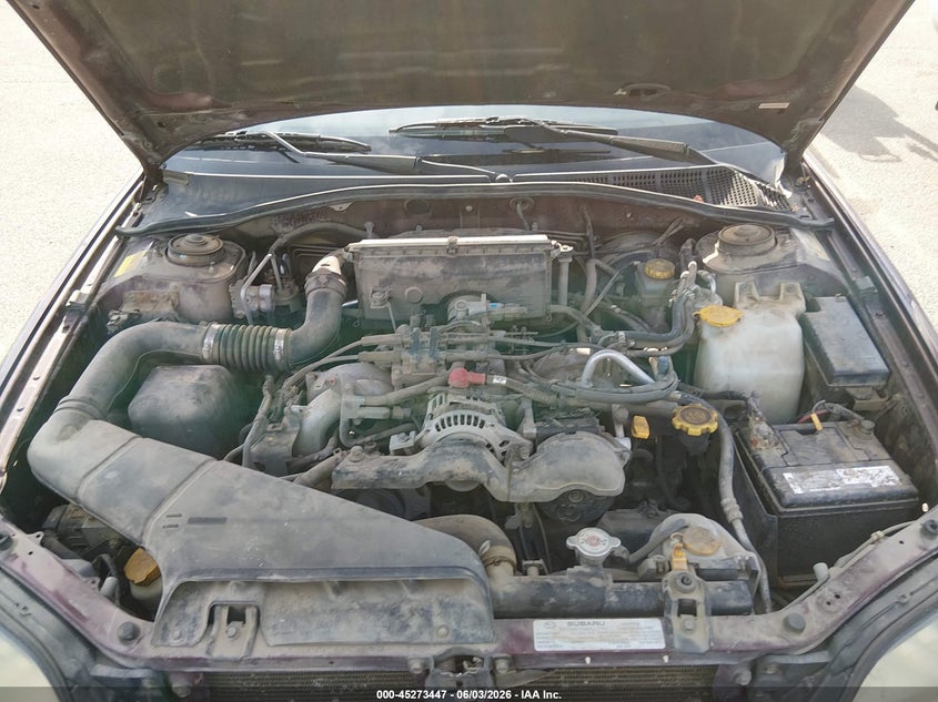 2001 Subaru Legacy Gt VIN: 4S3BE645617203132 Lot: 45273447