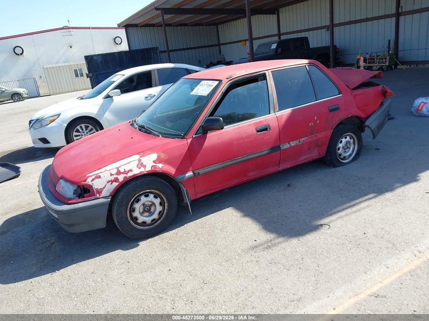 1990 Honda Civic, По колу, IAAI, VIN 1HGED3542LA061650 — фото 2