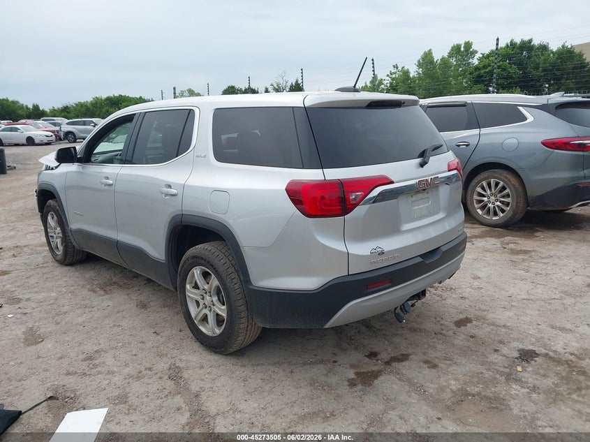 Vin: 1gkknrla2kz187103, lot: 45771329, gmc acadia sle-1 20193