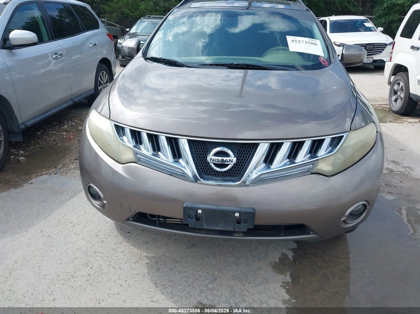 2009 Nissan Murano Sl VIN: JN8AZ18W99W131242 Lot: 45273506