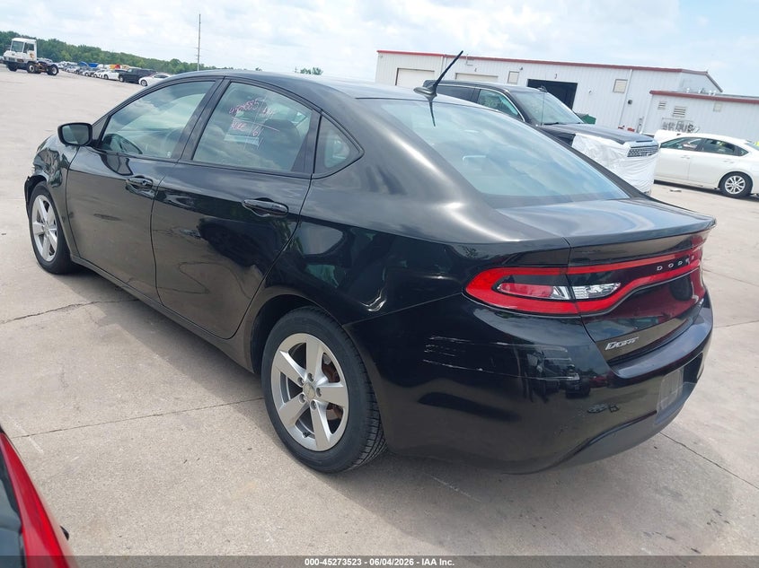 Vin: 1c3cdfbb0gd667757, lot: 45771347, dodge dart sxt 20163
