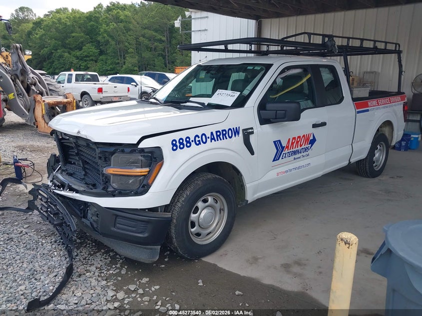 Vin: 1ftex1kp2skd05782, lot: 45771365, ford f-150 xl 20252