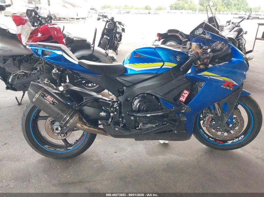 2017 Suzuki Gsx-R750 VIN: JS1GR7MA6H2100078 Lot: 45273553