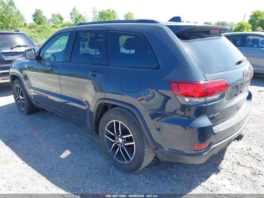 Vin: 1c4rjflg9hc778257, lot: 45771390, jeep grand cherokee trailhawk 4x4 20173