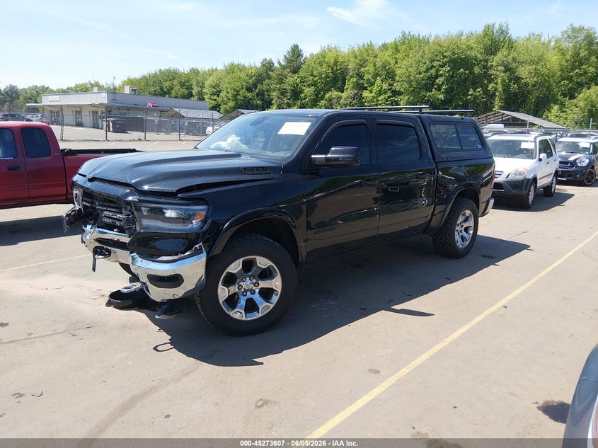 Vin: 1c6srfjt7kn599003, lot: 45771431, ram 1500 laramie  4x4 5'7 box 20192