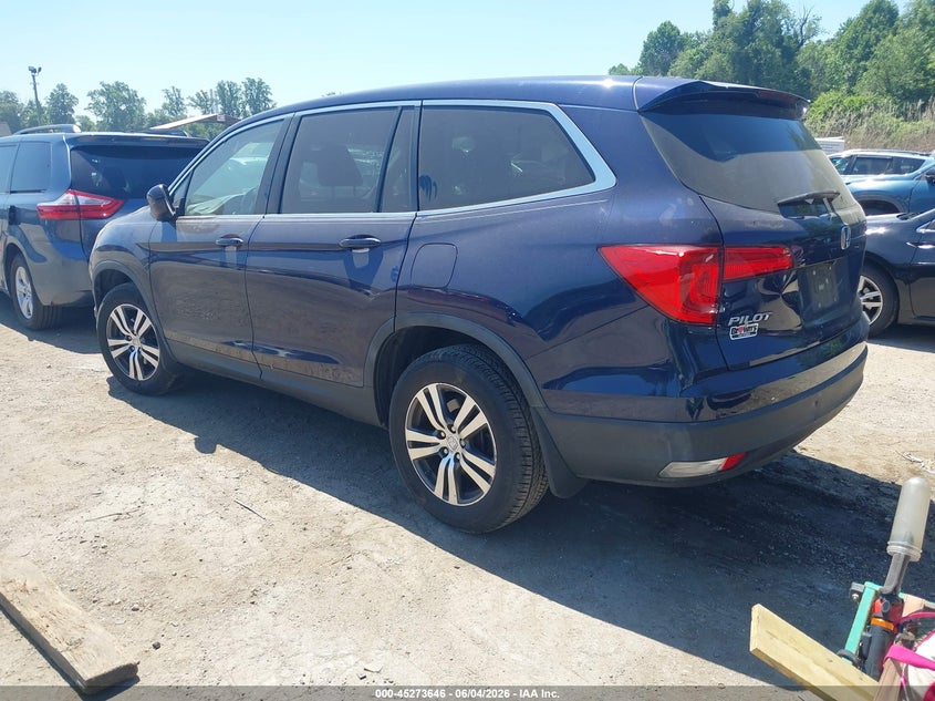 Vin: 5fnyf6h52gb125047, lot: 45771470, honda pilot ex-l 20163